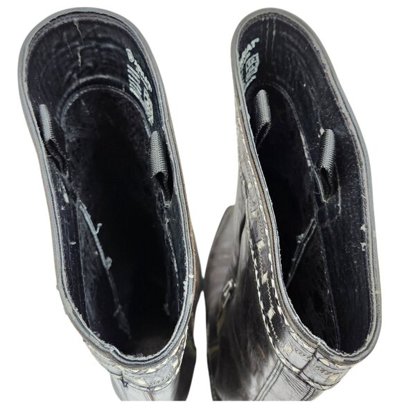 Ariat Womens Black Leather Western Knee High Boots #10011938 Size 6.5 - Picture 7 of 14